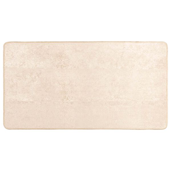 vidaXL Runner Tappeto MARSA Crema 200 x 100 cm Poliestere e PVC