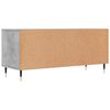 vidaXL Mobile per TV Grigio Cemento 100x34,5x44,5 cm Legno Multistrato