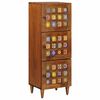 vidaXL Credenza Noce 40 x 33 x 110 cm Legno di mango massello