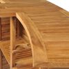 vidaXL Tavolo da Bar Pieghevole 155x53x105 cm in Massello di Teak