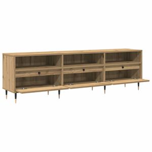 vidaXL Mobile TV Rovere artigianale 150 x 30 x 45 cm Legno multistrato