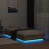 vidaXL Giroletto con LED Rovere Sonoma 75x190 cm