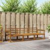 vidaXL Set di divani da esterno 3 pcs Naturale
