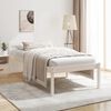 vidaXL Letto per Anziani Bianco 90x200 cm in Legno Massello di Pino