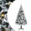 vidaXL Albero di Natale artificiale con 150 LED Bianco 150 cm