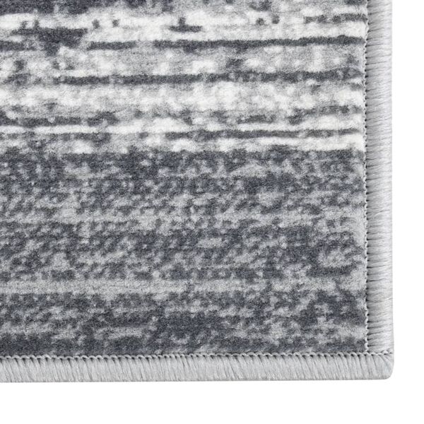 vidaXL Tappeto Lungo in BCF Grigio 100x250 cm