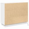 vidaXL Madia LED Bianco 90 x 32 x 75 cm Legno multistrato