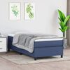 vidaXL Struttura Letto a Rete a Molle Blu 80x200 cm in Tessuto