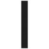 vidaXL Libreria Rovere Nero 40x24x176 cm in Legno Multistrato