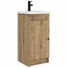vidaXL Mobile da bagno con lavabo Rovere Artigianale 42 x 40 x 84,5 cm