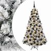 vidaXL Albero di Natale artificiale con palline 180 cm 300 LED