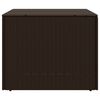 vidaXL Contenitore da Giardino Marrone 291L in Polyrattan