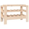 vidaXL Portavini 61,5x30x42 cm in Legno Massello di Pino
