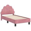 vidaXL Struttura letto per bambini con testata Rosa 70 x 140 cm