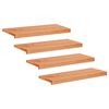 vidaXL Tappeti per scale 4 pz 70 x 25 x 2 cm Vernice