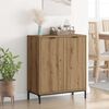vidaXL Credenza Rovere artigianale 69,5 x 33 x 82 cm Legno multistrato