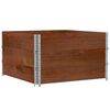 vidaXL Paretali per Pallet 3pz Marroni 100x100cm Legno Massello Pino