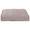 vidaXL Cuscino per Divano Marrone Chiaro 120 x 80 x 12 cm Tessuto