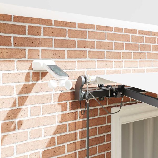 vidaXL Tessuto per Tenda con Bianco 300 x 250 cm Poliestere