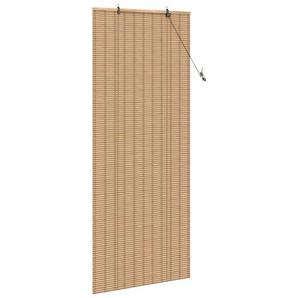 vidaXL Tenda a rullo con tende Natura 90 x 220 cm Bamb&ugrave;