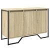 vidaXL Mobile Lavabo Bagno Rovere Sonoma 91x35x60 cm in Truciolato