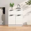 vidaXL Credenza Bianco Lucido 60x30x70 cm in Legno Multistrato