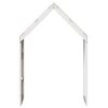 vidaXL Tetto per Letto Bambini Bianco 60x89x134,5 Legno Massello Pino