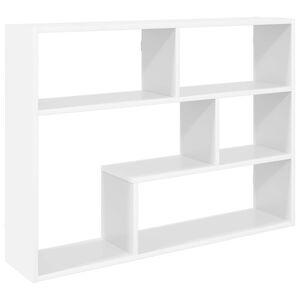 vidaXL Scaffale da parete A parete Bianco 95 x 20 x 69,5 cm
