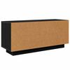 vidaXL Mobile TV Rovere Nero 102 x 35 x 45 cm Legno multistrato