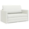 vidaXL Divano letto Bianco 124 x 71 x 78 cm Pelle Artificiale