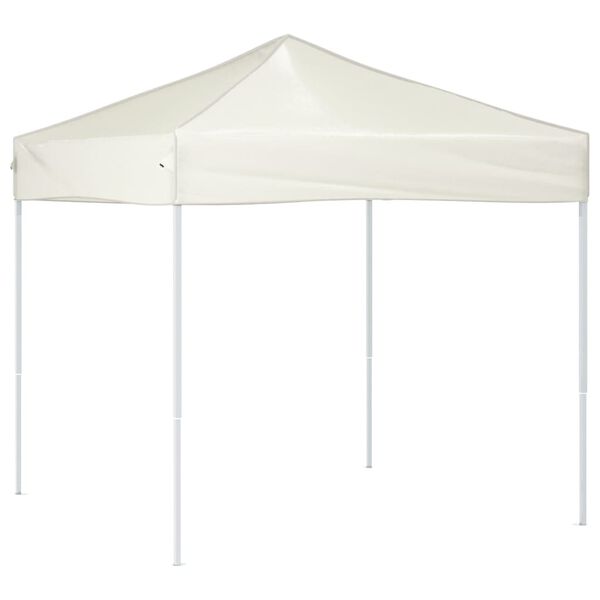 vidaXL Tenda per Feste Pieghevole Crema 2x2 m