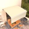 vidaXL Tenda da Sole Retrattile Automatica con Parasole 4x3 m Crema