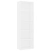 vidaXL Libreria a 5 Ripiani Bianca 60x30x189 cm in Legno Multistrato