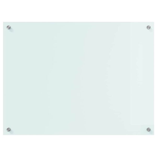 vidaXL Rivestimento da Cucina Bianco 80 x 60 cm vetro temperato