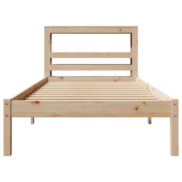 vidaXL Letto senza Materasso 90x190 cm in Legno Massello di Pino