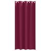 vidaXL Tende Blackout con Anelli 2 pcs Rosso Vino 260 x 140 cm