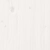 vidaXL Giroletto Bianco in Legno Massello 75x190 cm Small Single