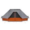 vidaXL Tenda Tipi Familiare Tipi Grigio e arancione 680 x 430 x 270 cm