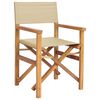 vidaXL Sedia da pranzo Marrone e Beige 56 x 54 x 87 cm