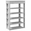 vidaXL Scarpiera Grigio Sonoma 60x30x98 cm in Legno Multistrato