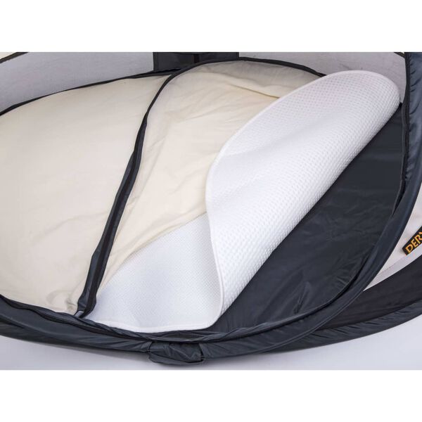 DERYAN Materasso per Lettino 3D Welcool Toddler Luxe Bianco