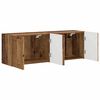 vidaXL Mobile TV da parete 2 pcs Legno vecchio 59,5 x 31 x 40 cm