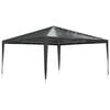 vidaXL Gazebo Professionale 4x4 m Antracite 90 g/m&sup2;