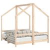 vidaXL Giroletto per Bambini 2x(70x140) cm in Legno Massello di Pino