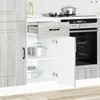vidaXL Base da Cucina Kalmar Grigio Sonoma in Legno Multistrato