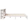 vidaXL Letto Libreria senza Materasso Bianco 160x200 cm Legno di Pino