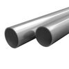 vidaXL Tubi in Acciaio Inossidabile Rotondi 2 pz V2A 2m &Oslash;42x1,8mm