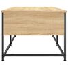 vidaXL Tavolino da Salotto Rovere Sonoma 100x51x40cm Legno Multistrato