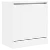 vidaXL Scarpiera Bianca 60x34x63,5 cm in Legno Multistrato