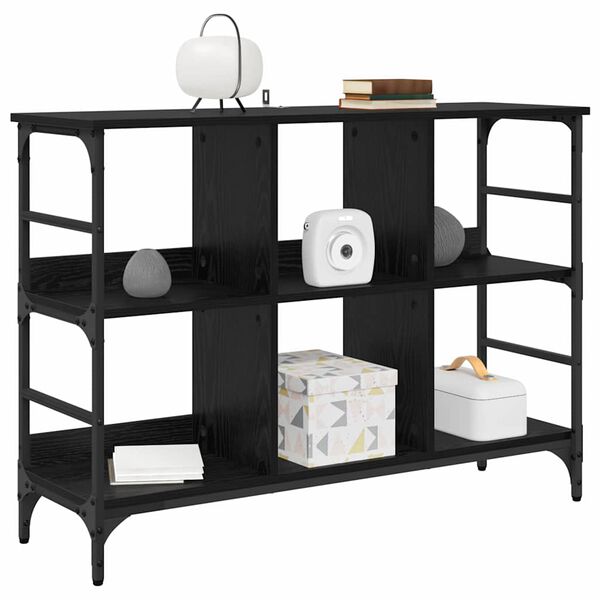 vidaXL Credenza Rovere Nero 102 x 32 x 73,5 cm